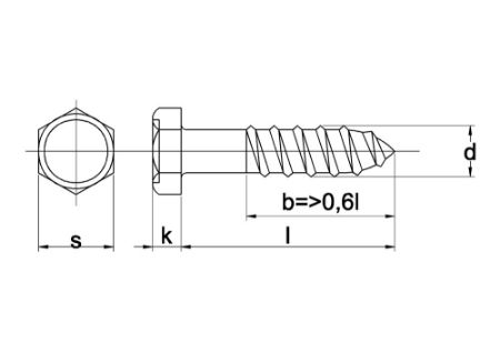 Afbeelding voor categorie Houtdraadbouten